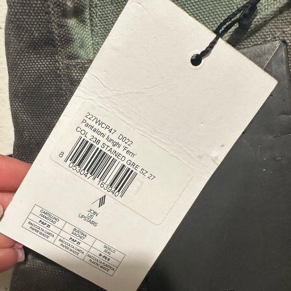THE ATTICO fern cargo pants, size 27, NWT - Picture 6 of 7